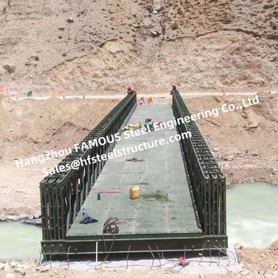 중국 조립식 프로젝트 델타 교량 트러스 임시 베일리 빛 Q345B 강철 구조물 협력 업체