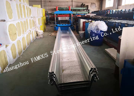 중국 다수 생산 라인 Comflor 210 금속 지면 Decking에 의하여 직류 전기를 통하는 강철 합성 석판 협력 업체
