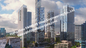 복도 Skywalk 도시 고층 건물 모듈 연결을 위한 조립식 강철 구조물 제작 협력 업체