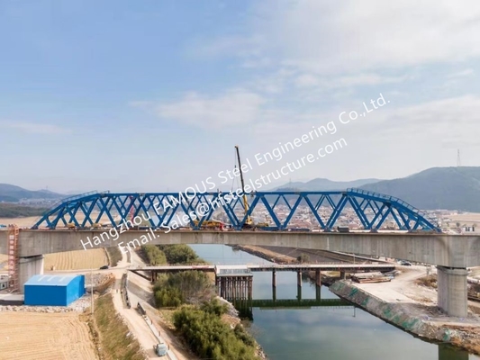 중국 직류 전기로 자극된 철골 구조물 다리 모듈 트러스교는 도로 고속도로 공사를 위해 페인트를 칠했습니다 협력 업체