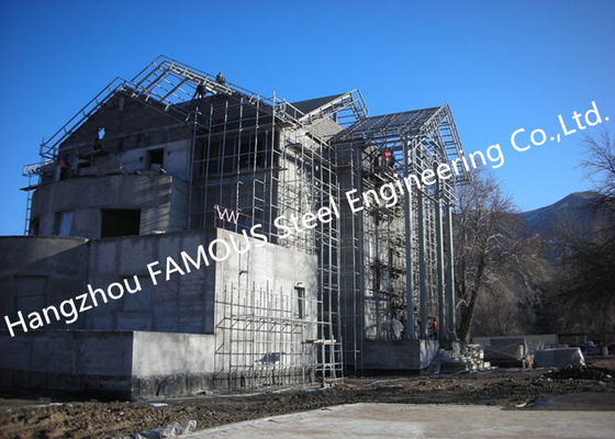 중국 경량 강철 구조물 별장 클래딩 체계를 가진 집에 의하여 전 설계되는 건축 협력 업체